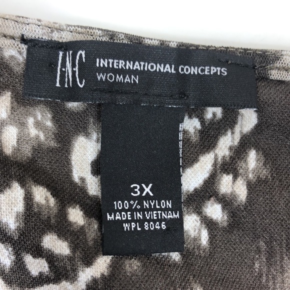 INC International Concepts Sheer With Under Slip Dress - Picture 8 of 10